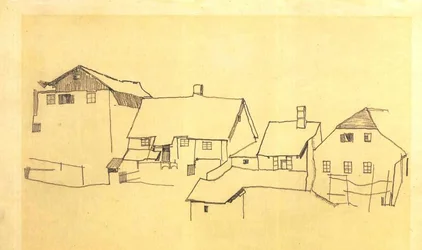 Row of Houses in Krumau